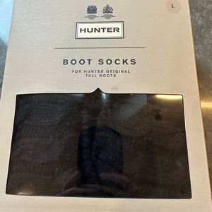 Hunter U6 Stuch Cable Tall Boot Sock